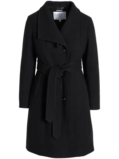 NORWEGIAN WOOL CITY BELTED-WAIST COAT