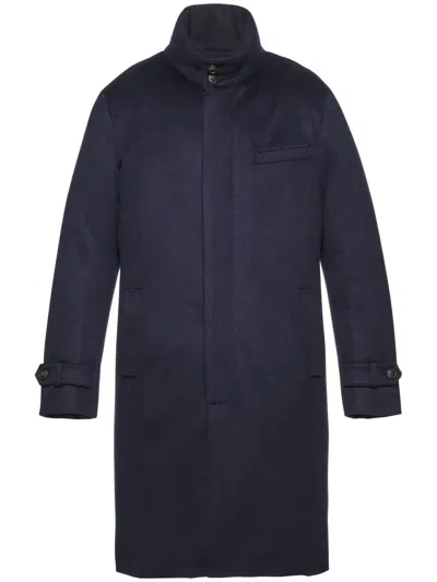 NORWEGIAN WOOL SINGLE-BREASTED CASHMERE COAT