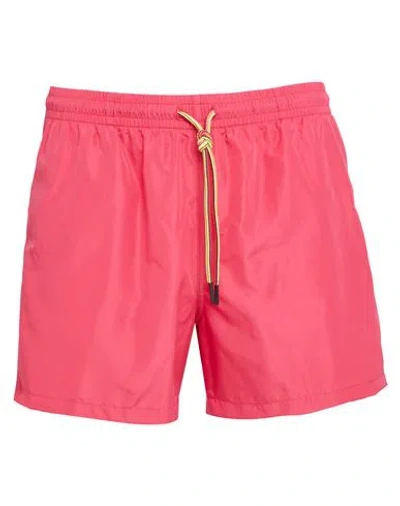 Nos Beachwear Man Swim Trunks Magenta Size Xl Polyester