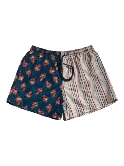 Nos Beachwear Mix.-print Swim Shorts