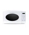 Nostalgia 0.7 Cubic Retro Foot Countertop Microwave Oven In White