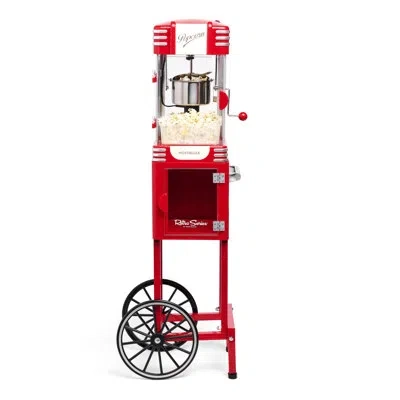 Nostalgia 2.5 Oz. Kettle Retro Popcorn Cart In Red