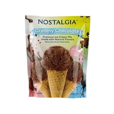 Nostalgia 2-quart Homemade Premium Vanilla Crème Ice Cream Starter Mix (8-pack) In Chocolate