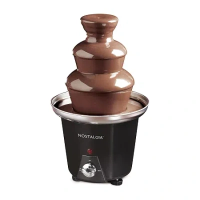 Nostalgia 3-tier Fondue Fountain In Black