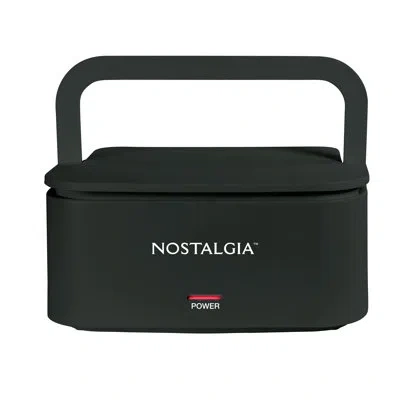 Nostalgia 32 Oz. Portable Heated Lunch Box In Black