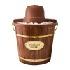 Nostalgia 4-quart Wood Bucket Ice Cream Maker In Brown