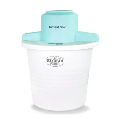 Nostalgia 4-quart Parlor Electric Ice Cream Maker - White