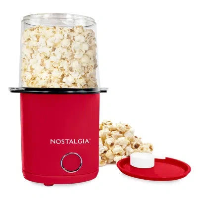 Nostalgia 8-cup Hot Air Popcorn Maker & Bowl In Red