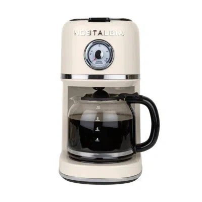 Nostalgia Classic Retro 10 Cup Coffee Maker In Cream