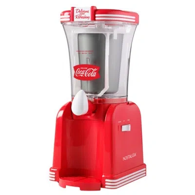 Nostalgia Coca-cola 32-ounce Retro Slush Drink Maker In Red
