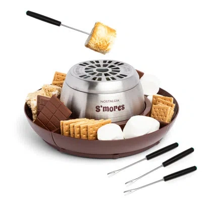 Nostalgia Electric Stainless Steel S'mores Maker