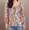 Nostalgia Manion Floral Blouse In Multi In Multi