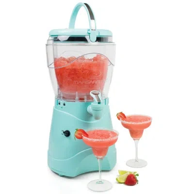 Nostalgia Margarita & Slush Machine, Makes 1 Gallon Of Drinks, Easy-flow Spout, With Carry Handle In Aqua