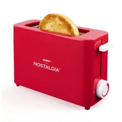 Nostalgia Mymini Nmsst1rd Single Slice Toaster, Red
