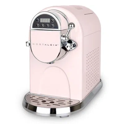 Nostalgia Professional 1.25 Qt Soft Serve Ice Cream Machine, Pink