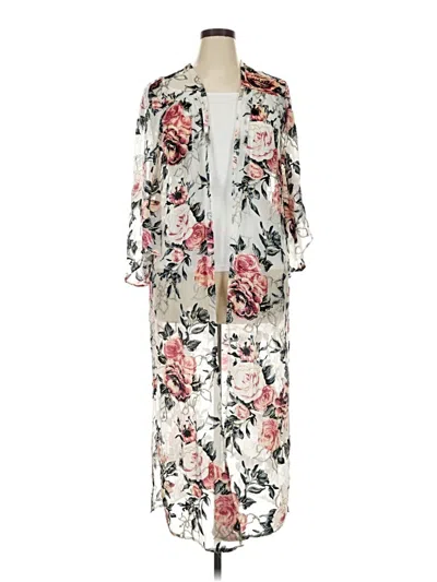 Pre-owned Nostalgia Raincoat In Ivory