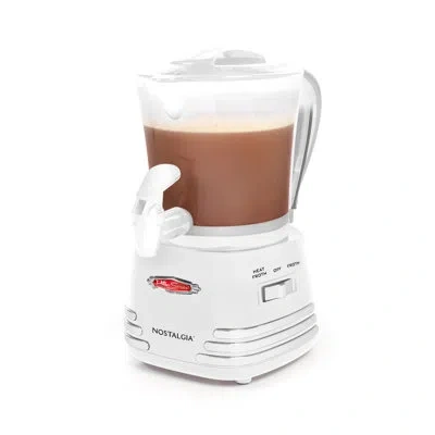 Nostalgia Retro Hot Chocolate Maker, White