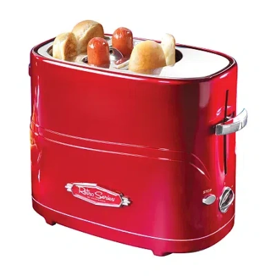 Nostalgia Retro Hot Dog Toaster In Red