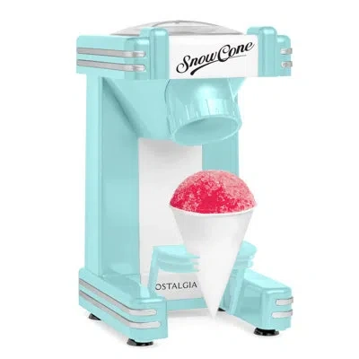 Nostalgia Retro Single Snow Cone Maker, Aqua