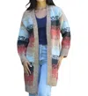 Nostalgia Striped Knit Cardigan In Multi-colored In Multi