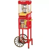 Nostalgia Vintage Popcorn Cart In Red