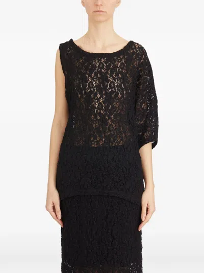 Nostra Santissima Lace Top In Black