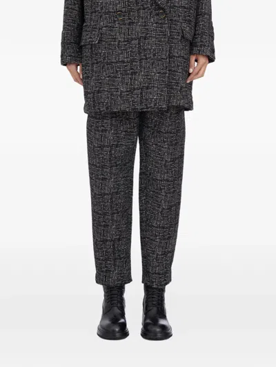 Nostra Santissima Laced Trousers In Black