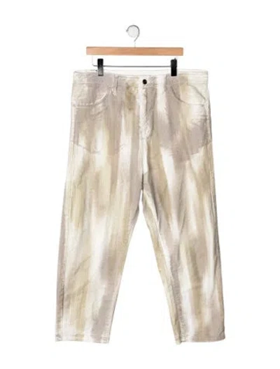 Pre-owned Nostra Santissima Straight-leg Jeans In Neutral