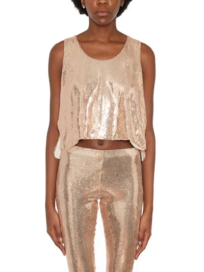 Nostrasantissima Canotta Oversize In Gold