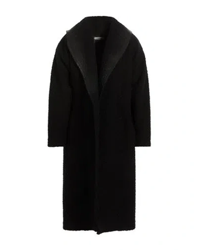 Nostrasantissima Man Coat Black Size 36 Viscose, Polyamide