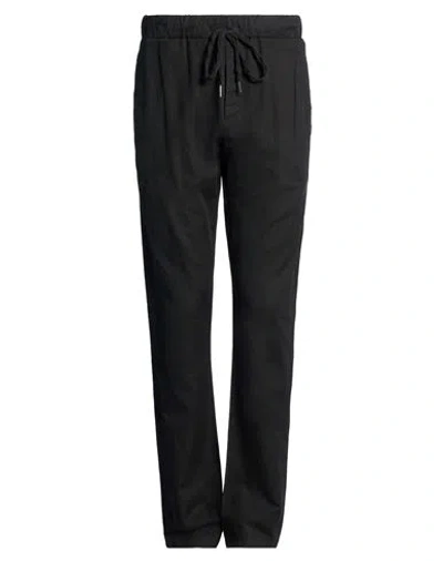 Nostrasantissima Man Pants Black Size 34 Linen, Cotton, Elastane