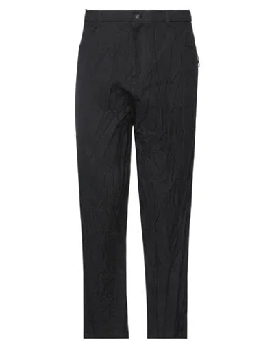 Nostrasantissima Man Pants Black Size 36 Cotton, Elastane