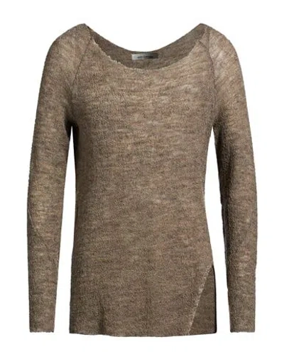 Nostrasantissima Man Sweater Beige Size 36 Virgin Wool In Brown