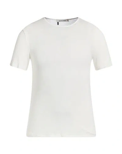 Nostrasantissima Man Sweater White Size 40 Viscose, Pbt - Polybutylene Terephthalate