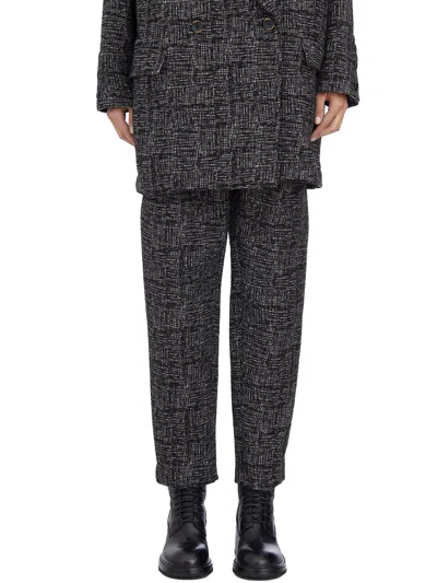 Nostrasantissima Pantalone Wafer Con Lacci In Gray