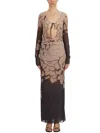 Nostrasantissima Printed Tulle Dress