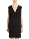 Nostrasantissima Short Viscose Dress In Black
