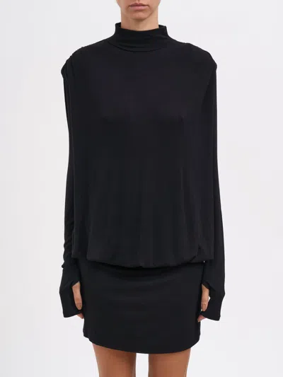 Nostrasantissima Viscose Dress Short In Black