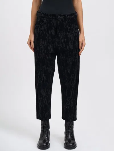 Nostrasantissima Viscose Trousers Silvetro In Black