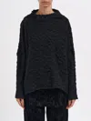 Nostrasantissima Wool Openwork  Sweater In Black