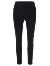 Not After Ten Tulle Insert Leggings In Black