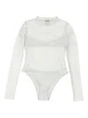 Not After Ten Long Sleeve Bodysuit In White