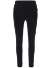 Not After Ten Tulle Insert Leggings In Black