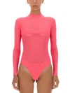 Not After Ten Mini Crossbar Snap Button Top For Women In Pink