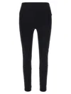 Not After Ten Tulle Insert Leggings In Black