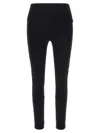 Not After Ten Tulle Insert Leggings In Black