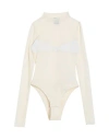 Not After Ten Woman Bodysuit Ivory Size L Polyamide, Elastane In White