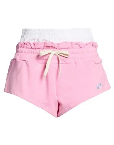 Not After Ten Woman Shorts & Bermuda Shorts Pink Size L Cotton