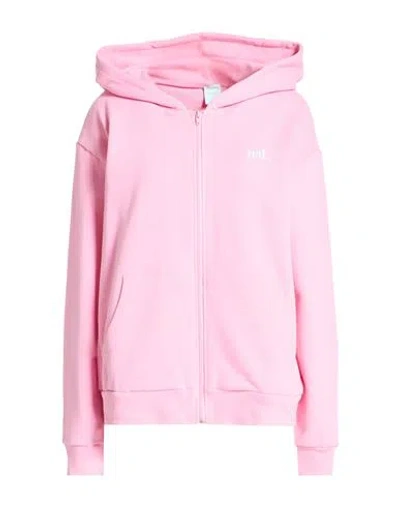 Not After Ten Woman Sweatshirt Pink Size S Cotton
