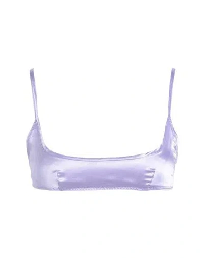 Not After Ten Woman Top Lilac Size L Polyester, Elastane In Purple